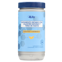 4Life® Tabletas Chewable Las propiedades de la exclusiva fórmula Tri-Factor® en una deliciosa presentación masticable son sabor a naranja.